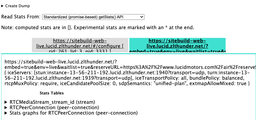 WebRTC Info